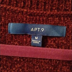 APT.9 Burgundy Sweater